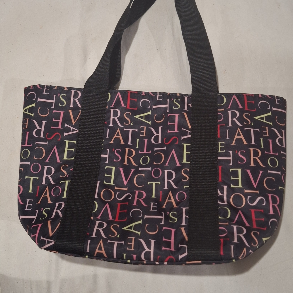 Victoria's Secret Multicolor Letter Print Tote